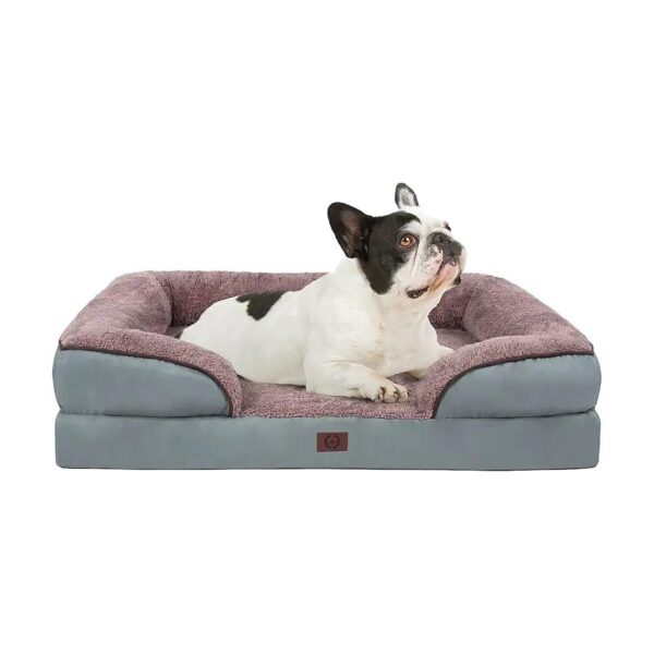 Orthopedic Dog Bed for Medium to Large Dogs with Washable Cover and Nonskid Bottom