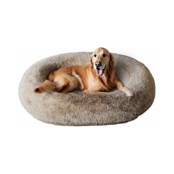 Orthopedic Dog Bed for XL Extra Large Dogs with Foam Fill and Waterproof Inner Bolster