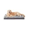 Orthopedic Dog Bed with Removable Waterproof Cover for Medium Size Dogs