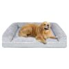 Orthopedic Dog Bed with Waterproof Lining and Nonskid Bottom for Large Dogs