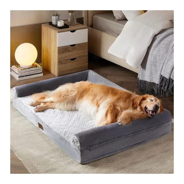 Orthopedic Dog Beds for Medium Large Dogs with Removable Waterproof Cover