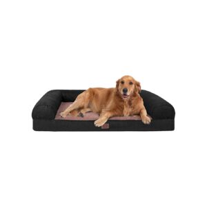 Orthopedic Egg Foam Dog Bed for Medium Large Dogs with Removable Washable Cover