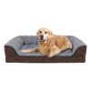 Orthopedic Foam Dog Bed with Removable Fabric for Small to Medium Dogs