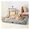 Orthopedic Pet Bed for Large Dogs with Non Slip Bottom and Washable Cover