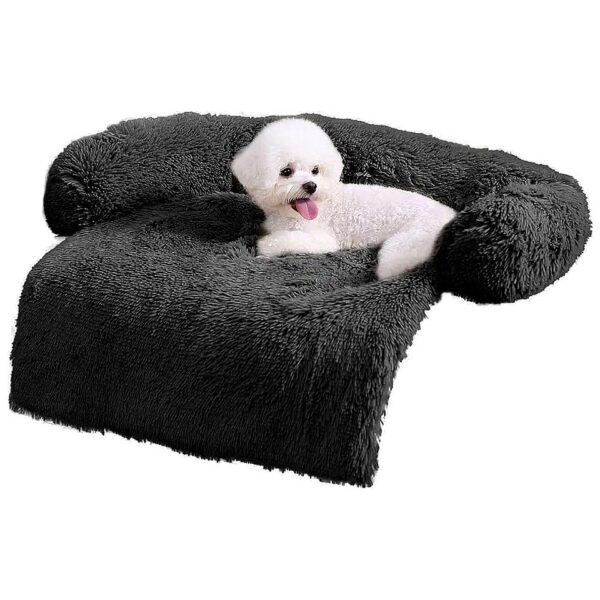 Orthopedic Polyester Dog Couch Bed with Machine Washable Cover for Pets