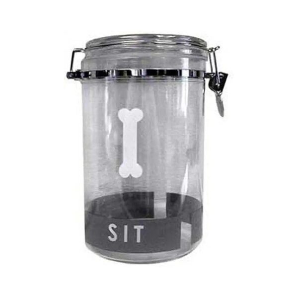 Ounce Airtight Treat Jar with Translucent Body and Compact Design