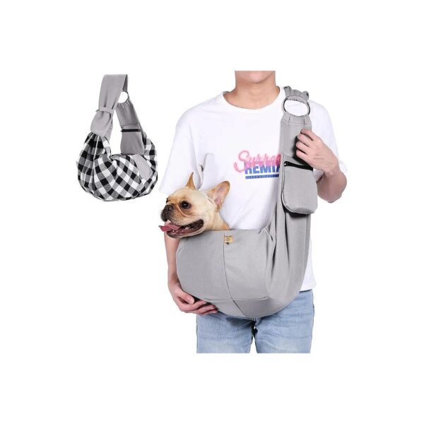 Outdoor Adventure Pet Sling Carrier for Cats and Dogs Ventilated and Spacious