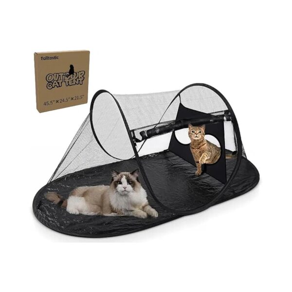 Outdoor Cat Tent with Effortless Setup and Folding Design for Compact Storage