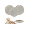 PC Silicone Pet Feeding Mat Set for Cat and Dog Bowls - Foldable and Soft for Storage