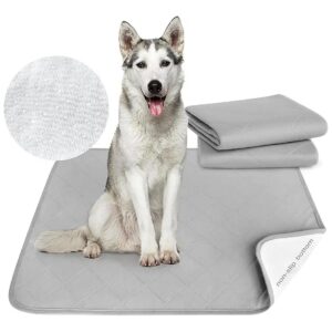 Pack 18" x 24" Grey Pet Pads for Training, Whelping, and Pet Supplies, Non-Slip