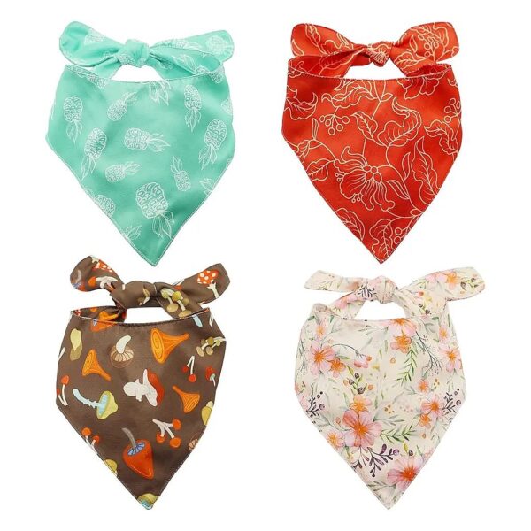 Pack Large Dog Bandanas - Premier Soft and Fray-Resistant Fabric Accessories