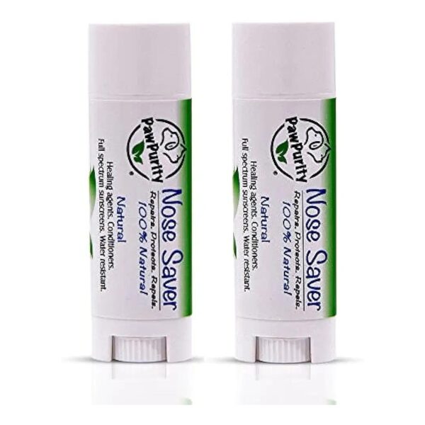 Pack Natural Organic Pet Nose Balm Soothes Dry Rough Chaffed Noses in 1-2 Days