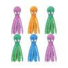 Pack Plush Dog Toys with Crinkle Paper Sounds and Fun Octopus Shapes