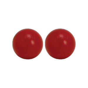 Pack Red Plastic Balls for Pets