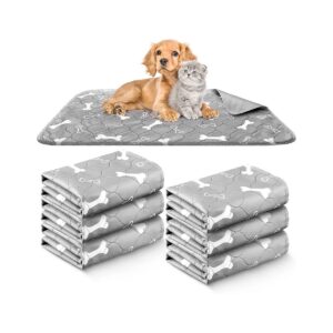 Pack of 6 Washable Dog Pee Pads for Convenience and Value