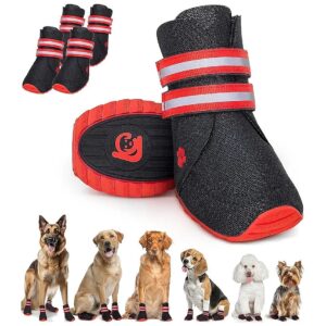 Pack of Breathable Dog Boots for Small Dogs in Size 65