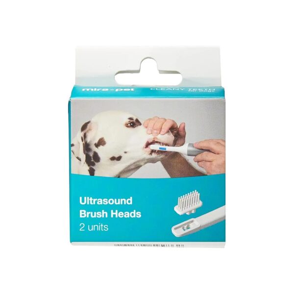 Pack of Soft Dental Care Brush Heads for Dogs with Corded Electric Design