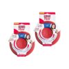 Pack of Two Large Red Rubber Flyer Toys for Canine Play