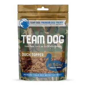 Packed Dog Food Toppers for Picky Dogs Featuring Freeze Dried Duck