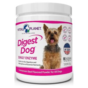 Pancreatic Enzyme Supplement for Dogs with Organic Pumpkin and Fennel