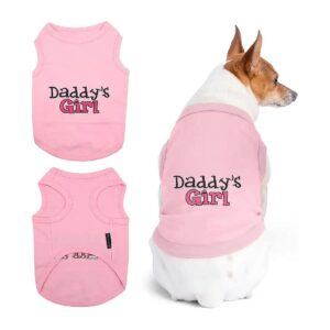 Parisian Pet Large Dog Daddy's Girl Embroidered Cotton Shirt