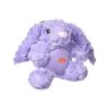 Patchwork Pet Squeaky Plush Rabbit Toy with Washable Fabric