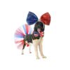 Patriotic Dog Accessories USA Flag Bowtie Collar American Blue White