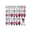 Patriotic Dog Bandanas American Flag for Small Medium Pets Independence Day Costume