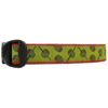 Pea Green, and Army Green Polypropylene Dog Collars for Medium to X-Large Dogs