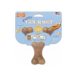 Peanut Butter Flavor Gourmet Wishbone Chew Toy for Small Pupp