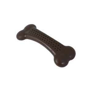 Peanut Butter Flavor Nylon Dog Bone for Moderate Chewers Made in USA