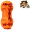 Peanut Butter or Toothpaste Filled Dog Chew Toy for Durable Teeth Cleaning