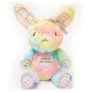 Perfect Birthday Gift for Small to Medium Breed Dogs - Soft Plush Rabbit Toy