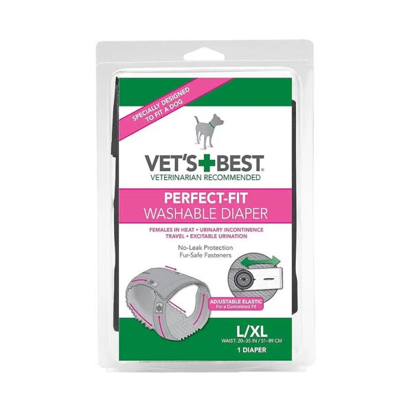 Perfect Fit Dog Diaper for Large/X-Large Female Dogs with Urinary Incontinence