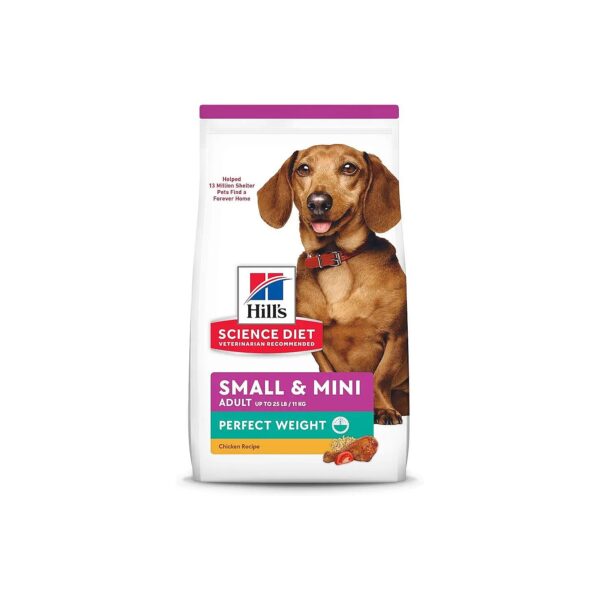 Perfect Weight for Adult Small and Mini Breeds Dog Food with Lean Muscle Support