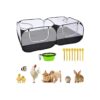 Perfect for Small Pets like Rabbits and Guinea Pigs, Black