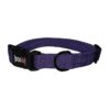 Perfecto Purple Nylon Dog Collar with Adjustable Length and Font Options