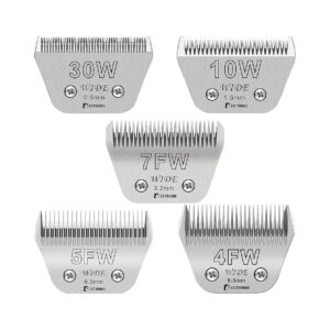 Performance Detachable Blades Kit Compatible with Andis, Oster A5, Wahl km10 Clippers