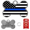 Personalized Dog Tags with Letter or Photo Printing and Stainless Steel Material