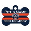 Personalized Pet ID Tag for Auburn Tigers Lovers with Unique Font Options