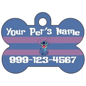 Personalized Pet ID Tag with USA Made Metal and Custom Contact Number