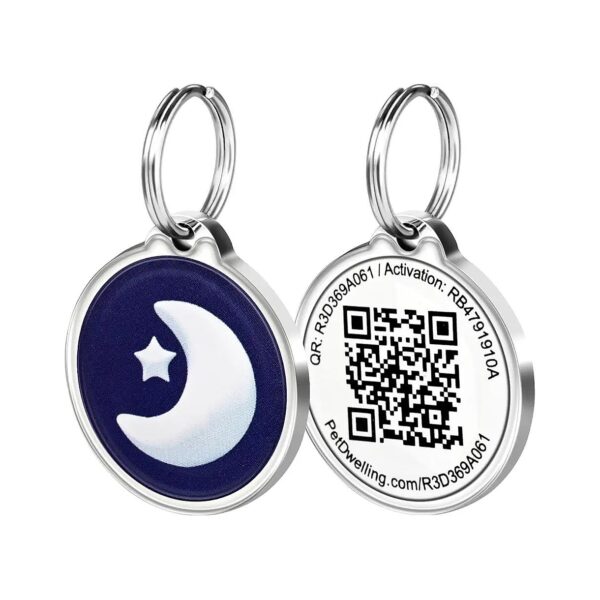 Personalized Pet ID Tags with Comprehensive Profiles and GPS Location Alerts