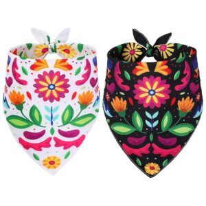 Pet Accessories for Small Medium Large Breeds, Mexican Floral Print, Perfect for