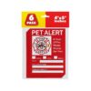 Pet Alert Sticker Decal - In Case of Emergency Fire Rescue for Home or Apartment