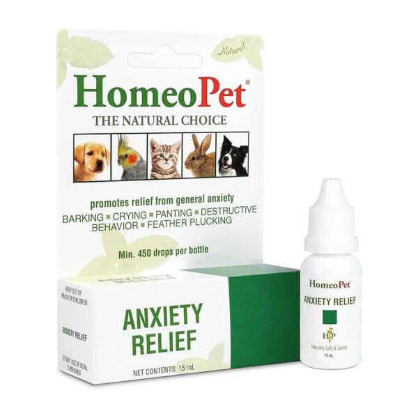 Pet Anxiety and Fear Relief, Gentle and Non-Toxic Oral Treatment for Dogs and Cats