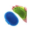 Pet Bath Brush with Adjustable Handle for Long Short Haired Dogs and Cats Grooming