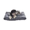 Pet Bed and Crate Pad Hybrid X-Small Gray Polyester 23 x 18 x 5 Inches