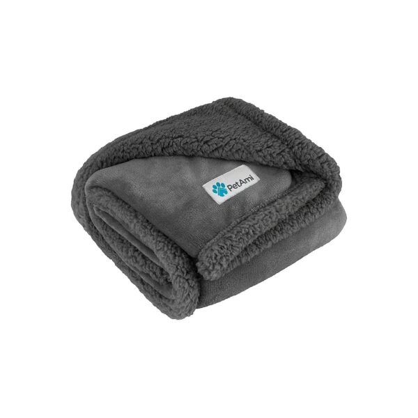 Pet Bed and Sofa Cover Protection - Waterproof Sherpa Fleece Dog Blanket for Everyday Use