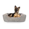 Pet Bed for Large Medium Small Dogs with Soft and Washable Materials and Anti-Slip Bottom