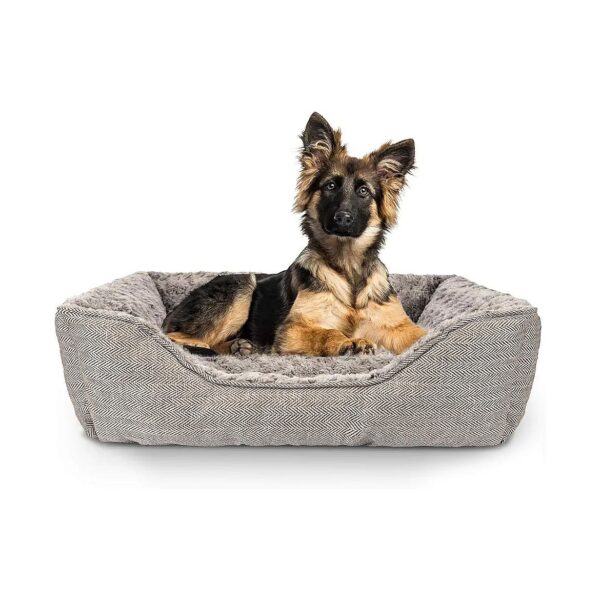 Pet Bed for Large Medium Small Dogs with Soft and Washable Materials and Anti-Slip Bottom